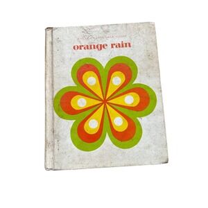 Vintage‎ 1974 Orange Rain American Language Today McGraw-Hill Hardcover Book